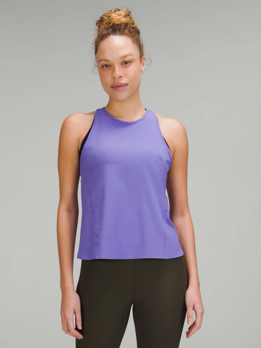 Lululemon Lavender High-Neck Active Tank Top 10